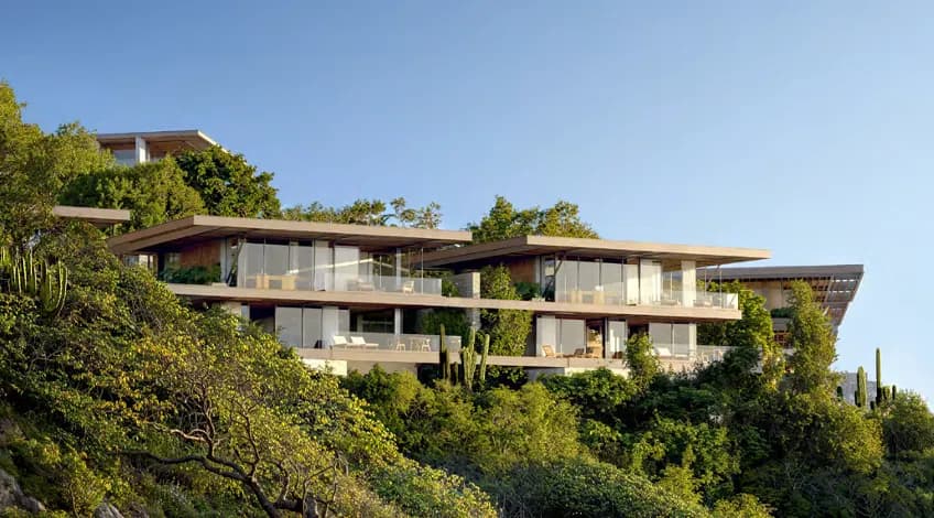 Villas de lujo sobre risco en Huatulco - 2