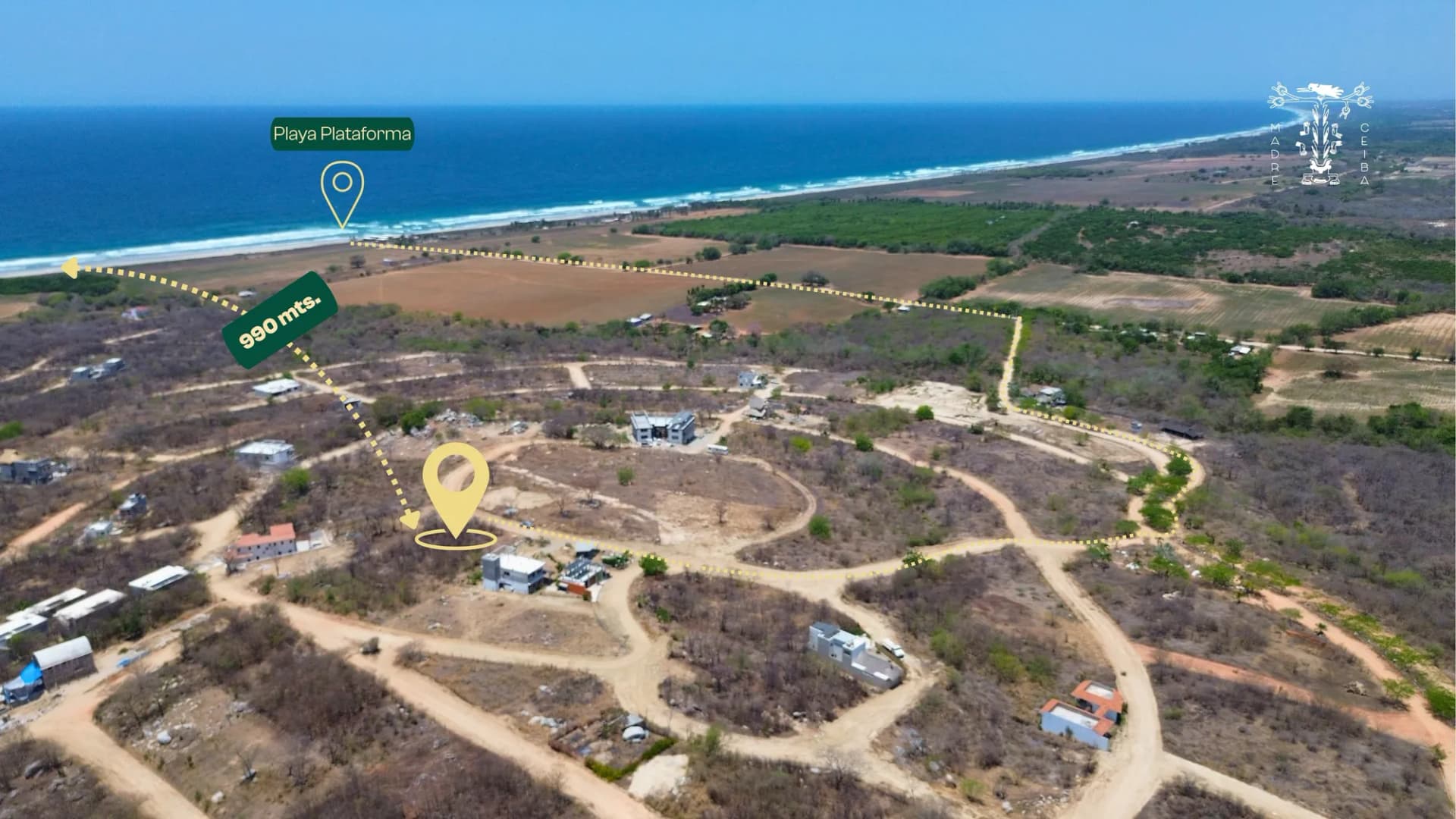 Amplio Terreno con vista al mar en playa Plataforma, Puerto Escondido - 3