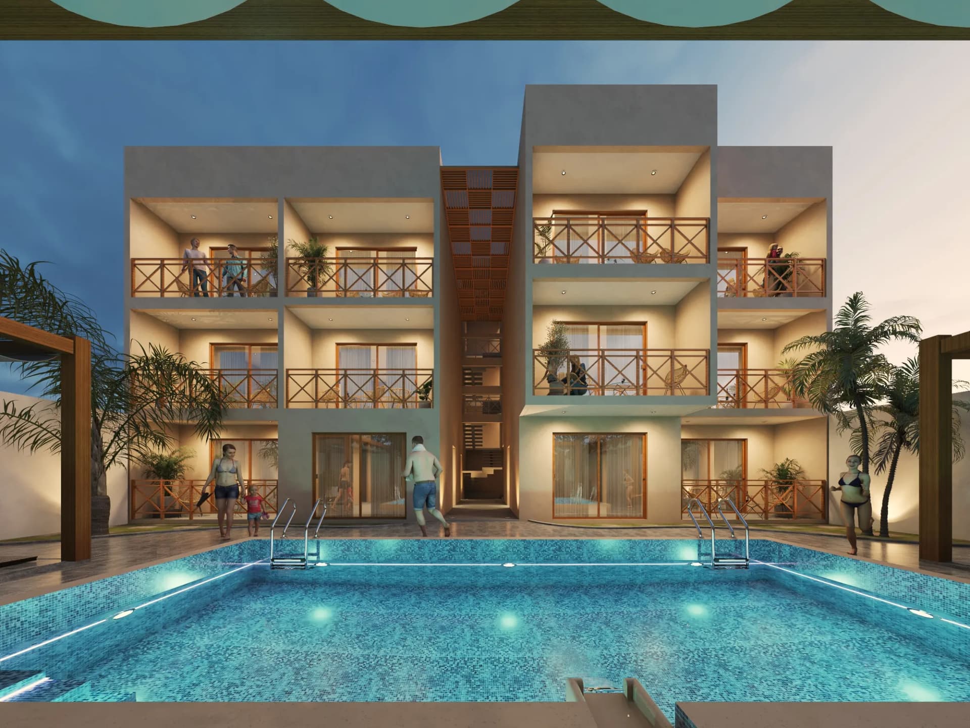 Aurumme, condominios con vista al mar y amenidades Punta Zicatela